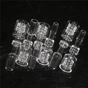 Rökningstillbehör Diamond Knot Quartz Enail Banger naglar med manlig kvinnlig 14 mm 10 mm fogar för glasbongar oljeriggar 20mm spolvärmare