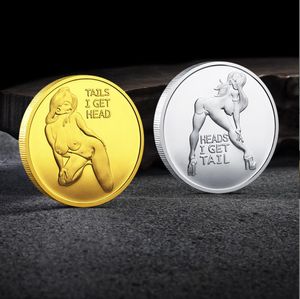 Arts and Crafts Sexy girl double-sided three-dimensional relief commemorative coin