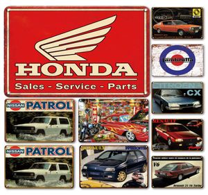 Classic Car Service Poster Metal Plaque Tin Sign Vintage Car Signs Metal Plate Rustic Garage Wall Decor Art Iron Wall Painting9153339