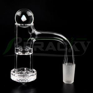 Beracky Full Weld Diamond/Faceted Bottom Beveled Edge Banger with 22mm Opal Terp Slurpers Nails With quartz Pearls Set For Glass Water Bongs Dab Rigs Pipes