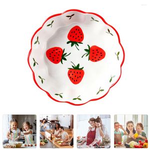 Miski miski ceramiczne porwanie deser owoce duże sałatkowe porcelanowe zupa zupa naczynia ramen talerze makaron