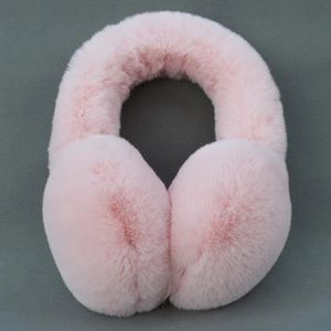 Ear Muffs Big Size Winter Warm Faux Rabbit päls öronmuff varma kvinnliga män vinter falsk päls pom öronmuff öronskydd söt fluffig öronmuff 231109