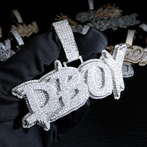 Joyas de diseñador Luxury Custom Hip Hop Jewelry 925 Sterling Silver Moissanite Diamond Diamond