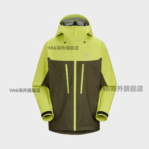 Online Men's Clothing Designer Coats Jacket Arcterys Jacket Brand ALPHA JACKET GORE-TEX Men's Charge Coat TATSU_ SPRINT_ Green_ Racing Green W WN-59VD