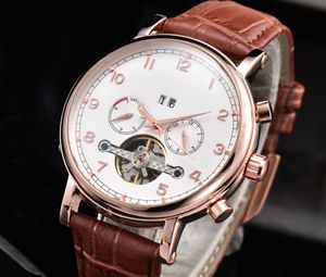 Diseñador caro reloj de hombre de alta calidad tourbillon función completa fabricantes de relojes mecánicos agente reloj de lucha libre montre orient