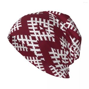 Berets Ozolins Ancient Latvian Symbol Knit Hat Sports Caps Beach |-F-| Cap For Women Men's