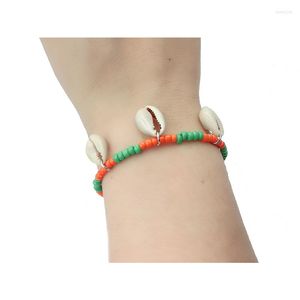 Charm Bracelets 2023 Unique Personality Adjustable Friendship Handmade Bohemia Strang Bead Shell For Women Jewelry Wholesale