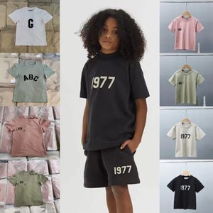 Barn ess t-shirts baby kort ärm t-shirt småbarn pojkar flickor kläder toppar tees sommar barn barn ungdom casual tryckta kläder