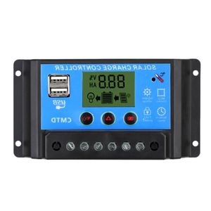 Freeshipping 20A 12V/24VOverload Protection Solar Charge Controller Auto Regulator Timer Solar Panel Battery Lamp LED Light with LCD Di Dmaf