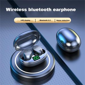 TWS Bluetooth Kulaklık Kablosuz Kulak Kulaklı Kulaklık K20 Dahili Mikrofon LED ile İki Kulaklık Yüksek Kaliteli Kulaklık Spor Kulaklık