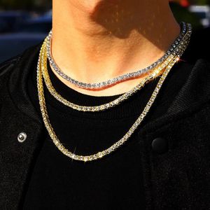 Colar brincos conjunto 4mm iced out pulseira de tênis masculino corrente moda hip-hop jóias feminino 8/16/18/20/24 polegada gargantilha presente