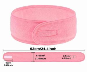 3pcs Adjustable Facial Headband with 1 Mask Brush Yoga Spa Bath Shower Makeup Wash Face Cosmetic Head Band Make Up Accessories 0318429537