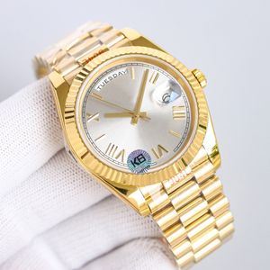 OBEJRZYJ AUTOMATYCZNE MECHANICZNE 2836 ZESTAWY ROZWIĄZANE 40 mm Sapphire Waterproof 904L Stal nierdzewna Lumowinous Pasek na rękę Regulowane Montre de Luxe