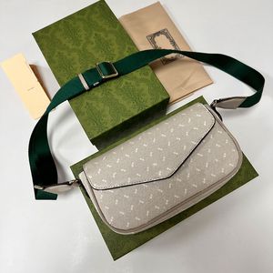 Tasarımcı Çanta Kadınlar Crossbody Bag Moda Omuz Çantaları Lady Handbag Cowhide Klasik Mektup Baskı Para Çantası Yüksek Kaliteli Çıkarılabilir Kumaş Omuz Kayışı