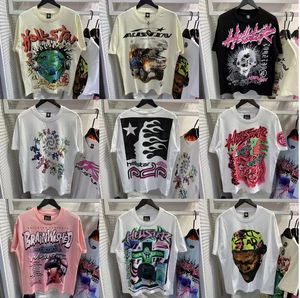 T-shirt da uomo 23ss Design Uomo Hellstar Camicia Manica corta Tee Uomo Donna Alta qualità Streetwear Hip Hop Moda t Shirt Corta Us Aize S-xl