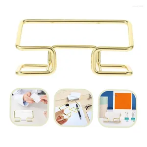 Jewelry Pouches Creative Metal Business Card Holder Desk Stand Display Simple Po Women's Men's Office Supplies Gift