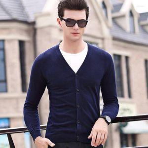Men's Sweaters MRMT 2023 Brand Fall Winter Jackets Long Sleeve Knitted Sweater Pure-colour Leisure For Male Jacket Clothing