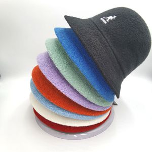 Designer-Eimerhut für Damen, koreanischer Fischerhut, großer Kangol-Hut mit Tierstickerei, Unisex, lässige Kollektion, flache Kuppelkappe, Beanie, Sonnenhüte