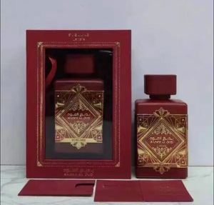 Czerwone perfumy Lattafa Badee al oud ametyst zapach 100 ml mężczyzn kobiety Eau de Parfum 3.4 uncji długotrwały zapach EDP Neutralne perfumy na Bliskim Wschodzie Arabia Rose Rose 120