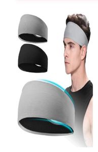 Sweatband para homens mulheres elástico esporte hairbands cabeça banda yoga headwear headwrap esportes acessórios para o cabelo segurança band9288040