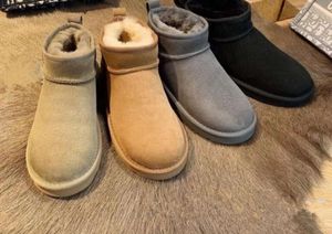 Популярные австралийские классические теплые ботинки UG, женские мини-полузимние сапоги, зимние ботинки на полном меху, пушистые атласные ботильоны, тапочки