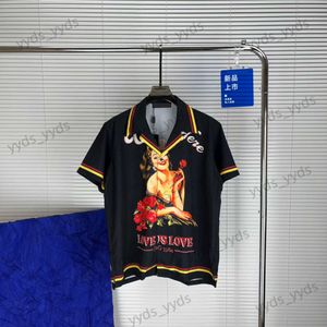 Herr t-shirts män plus tees polos hip hop muskel passform böjd hem vit bomull anpassade tryck män kvinnor t shirt casual kvantitet trend m-3xl 00wf t230410