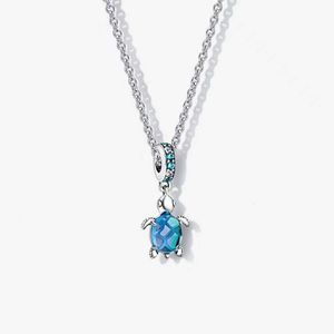 Pandoras necklace S925 Silver Necklace Sparkling Cat's Eye Stone Chain Female Ocean Heart Dream Catching Net Chain Necklace pandoras box charms necklace pandoras