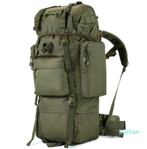 Designer-Schultaschen 70L Große Kapazität Militärischer Taktischer Rucksack Mann Klettern Oxford Wasserdichte Reisetasche für Herren