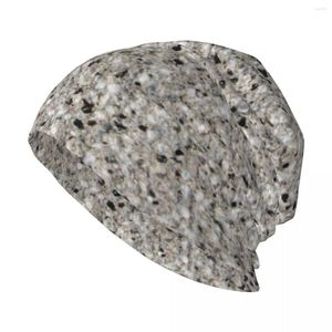 Berets Marble - Preto e Branco Cinza Swirled Design Chapéu de Malha Chapéus de Festa Bonés Luxo Homem Boné de Beisebol Homens Mulheres