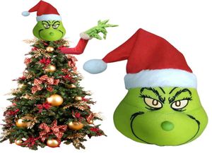 Новый Гринч, Рождественский монстр, плюшевая игрушка, зеленая кукла-монстр, гирлянда, украшения, забавные рождественские игрушки, Cute5402851