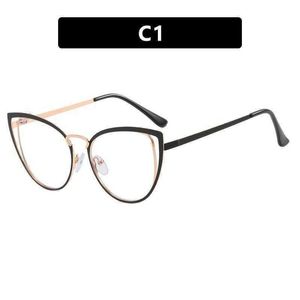 Triangle Cat Eye Hollow Out Out Clain Clases Anti Blue Light Frame Ins