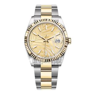 Orologio Montre de Luxe Gold Premium Watch Automatic Mechanical Watches Men Big Magnifier 41mmステンレス鋼Sapphire防水ラミナス男性リストウォッチ