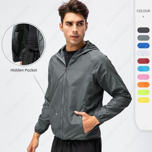 Hoodies سريعة الجافة الصلبة للرجال تصميم الأزياء مقاوم للرياح مقاوم للماء معطف الخندق المعطف السوستة shipper size s-3xl للذكور ، مثالية لركوب الدراجات في الهواء الطلق الجري في الهواء الطلق