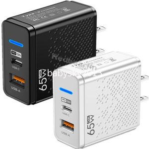 Caricatore da muro USB C reale PD da 12 W a doppia porta Adattatori di alimentazione portatili di tipo c Spina UE USA per IPhone 13 14 15 Pro Max Samsung Xiaomi Huawei PC B1