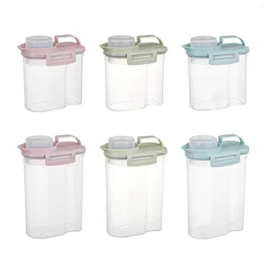 Storage Bottles Cereal Dispenser Jars Grains Tank Box For Snack Baking Supplies