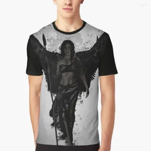 Herr t-skjortor sommaren mäns t-shirt gata personlighet demonisk stil ankare tryck 3d kläder stora topp skräck avslappnad lös tröja