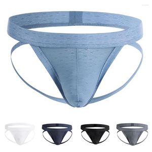 Mens Luxury Underwear Underpants Under Wear Brief Sexy Low Rise Jock Strap Briefs Thong T-Back G-String Lingerie Breathable Male Comfortable Drawers Kecks ZP8E