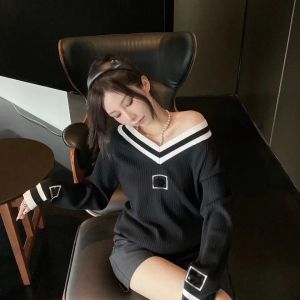 Designer Sweaters Women Fashion sweater Design Chest Logo Letter Printing Knitted Top Autumn/Winter Womans Designer Sweater Pullover