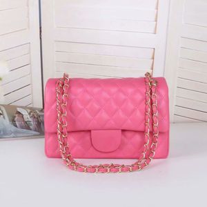 Top sacos sacoche luxos designer bolsa feminina marca personalizada bolsa de couro feminino corrente de ouro crossbody preto branco rosa gado ombro