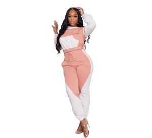 Womens Tracksuits Designer Tryckt sportdräkter Croped Hooded Shirts Tops and Pants Two Piece Sets Outfits Suit