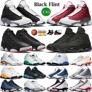 Tênis de basquete masculino Jumpman 13 13s Flint Hyper Royal Chicago Atmosphere cinza Gato preto de raça Court Purple tênis masculino esportivo