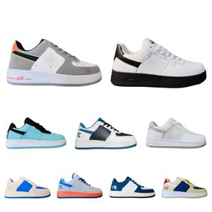 Nya klassiska män Air Running Shoes Forces 1 Låg GGBBTNFCD Gemensamt Tiflogo Little-Paris Style Sneakers Mens Womens Sports Size36-44 AF1-P07