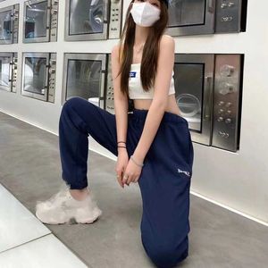Womens Designer t shirt tracksuit Shirt High quality Seawave Coke Letter Embroidery Casual Leggings Couple Style Simple Pants