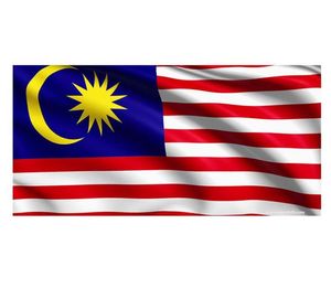 Malaysia-Flagge, hochwertig, 90 x 150 cm, Nationalflaggen, Festival, Party, Geschenk, 100D Polyester, für drinnen und draußen, bedruckte Flaggen, Banner 5940800