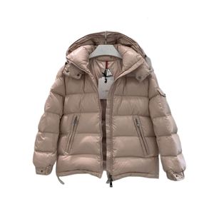 Designer Monclair Giacca da donna Designer di alta qualità Felpa con cappuccio Giù Pane addensato lucido Piumini lunghi Inverno Body Warm Zip Up Felpa con cappuccio Piumino