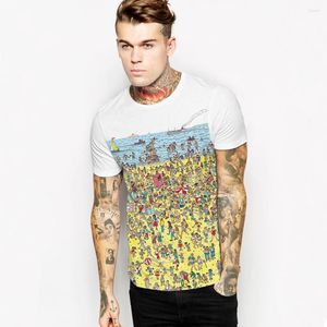 Herren T-Shirts 2023 Hip Hop Mode Männer / Frauen Kurzarm Sommer Lustiger kreativer Druck Happy Leisure Beach 3D Polyester Schnell trocknendes T-Shirt