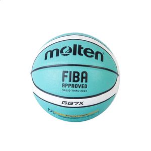 Подставка для запястья Molten BG4500 BG5000 Серия GG7X Композитный баскетбольный мяч, одобренный ФИБА, размер 7 6 5 Для улицы и помещения 231109
