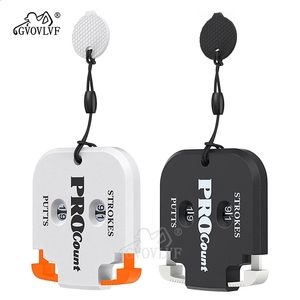 Outros produtos de golfe 1 peça contador de pontuação mini golpe com redefinição de um toque e chaveiro para jogadores de golfe 231109