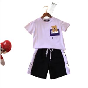 赤ちゃんの子供用衣料品デザイナーセット子供の夏の贅沢デザイナー子供用半袖セットサイズ90cm-160cmA20
