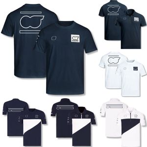 F1 T-shirt Formel 1 Driver Polo Shirt T-shirts Racing Team Uniform Topps Summer fans överdimensionerade t-shirt Jersey Short Sleeves Custom